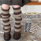 Girls Leg Warmers Autumn Winter Children Socks and Leg Categories Stripe Stockings for Girls Baby Knee Socks Knee Protector