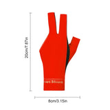 Billiards Glove Left Right Three Finger Snooker Billiard Glove Non Slip Stickers Elasticity Billiard Training Gloves Accessories