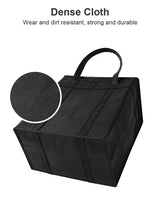 Soft Cooler Bag Box With Zippered Top And Reinforced Bottom Board Insulated Reusable Bag For Camping Picnic