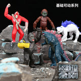 Godzilla Model VS Kong New Empire 2024 Action Figure Joints Movable Skar King Shimo Titanus Doug Kids Birthday Gifts Collectible