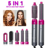 2024 New 5 in 1 Hair Dryer Beauty Personal Care Hot Comb Set Professional Curling Hair Straightener Styling For Dyson Airwrap