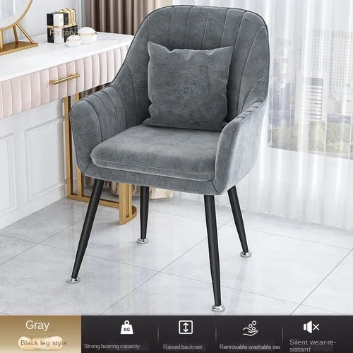 Lounge Accent Chair Salon Vanity Bedroom Floor Modern Living Room Chair Theater Kitchen Party Hotel Cadeira Restaurant Furiture