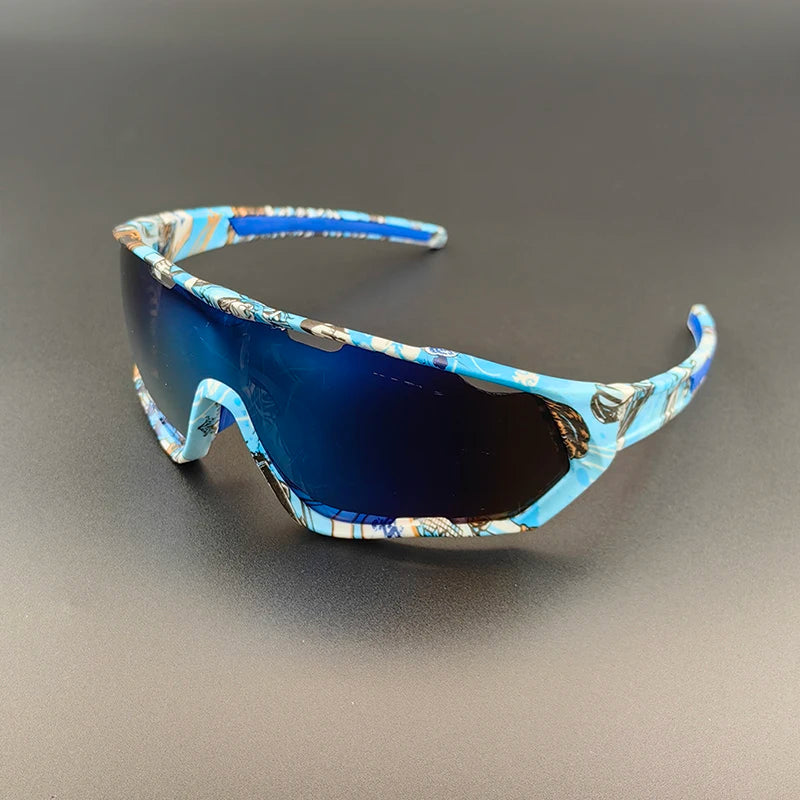 UV400 Cycling Sunglasses 2024 Sports Running Fishing Goggles Men Women Bicycle Glasses MTB Road Bike Eyewear Male Cyclist Lenses