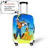 Disney Cartoon Pluto Mickey Thicken Luggage Suitcase Protective Cover Protect Dust Bag Trolley Cover Travel Accessories