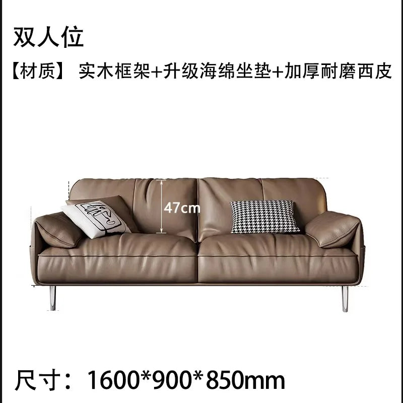 Minimalist Office Sofa Italian Leatherette Booth Seating Business Couches American Cinema Sofa Moderno Lujo Theater Furniture