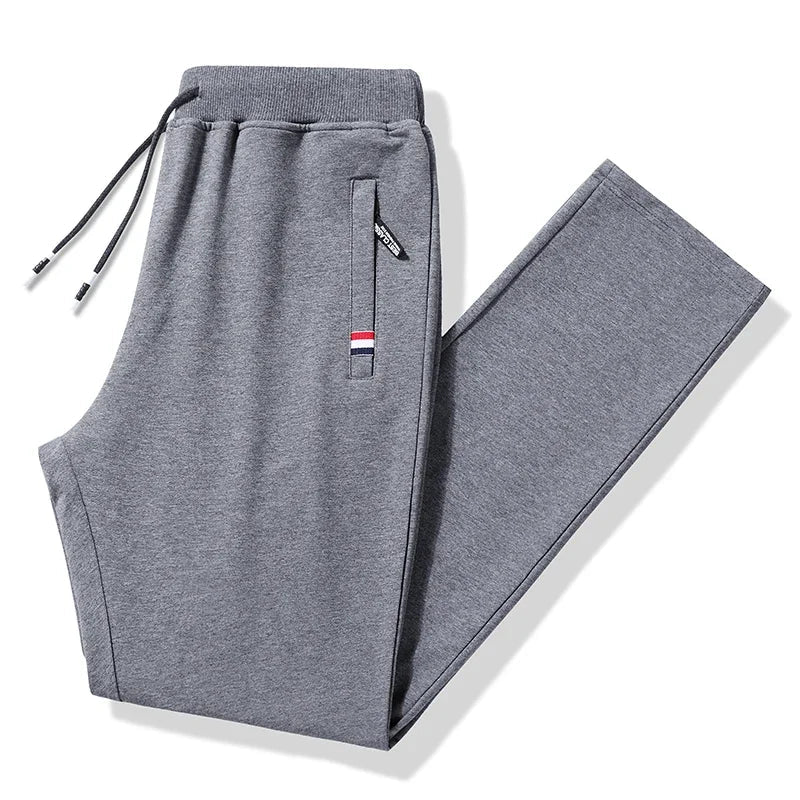 Newest Mens Knitted Sweat Joggers Elastic Waist Jogging Pants Men Sport Long Fitness Sportswear Trousers Plus Size 8XL