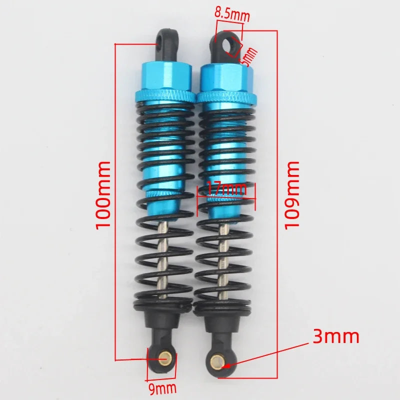 HSP 108004 188004 Aluminum Shock Absorber 108mm 08001 08058 1/10 Upgrade Parts For Monster Bigfoot Truck 94111 94188 94108