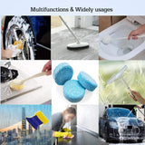 5/100pcs Solid Cleaner Car Windscreen Cleaner Effervescent Tablet Auto Wiper Glass Solid Cleaning Concentrated Tablets Detergent