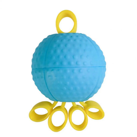 Hand Grip Strength Trainer Ball with Elastic Silicone Finger Cot Hand Rehabilitation Training Finger Stretching Exercise Tool