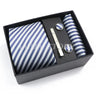 Men's Tie Gift Box With Neckties Handkerchiefs Cufflinks Tie Clips  Plaid Dot 5-Piece sets Group Business Wed Festival Formal Ti