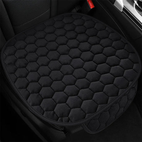 Winter short plush car single piece seat cushion thickened warm front single seat square cushion rear row long cushion