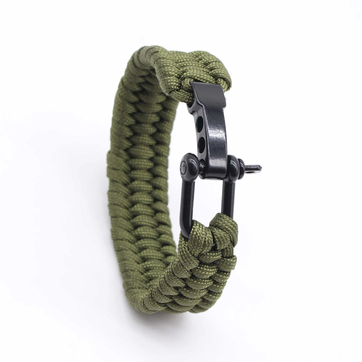 Braided Paracord Bracelets for Men Women Outdoor Camping Parachute Rope Clasp Survival Bracelet Multi-Function Adjustable 2022