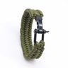 Braided Paracord Bracelets for Men Women Outdoor Camping Parachute Rope Clasp Survival Bracelet Multi-Function Adjustable 2022