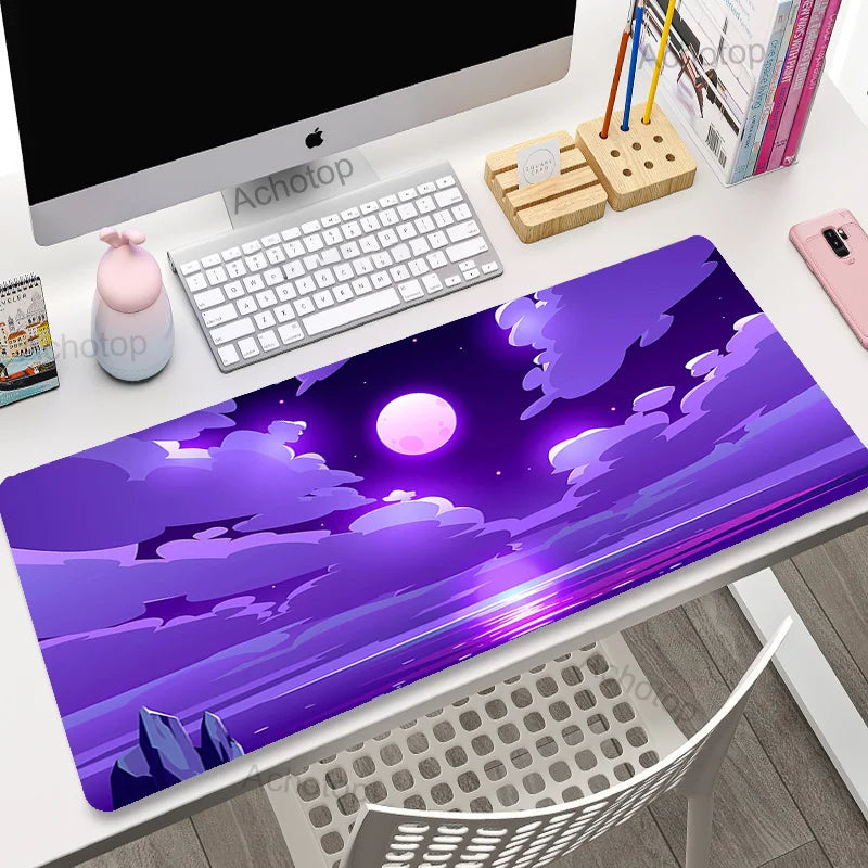 Kawaii Gaming Mouse Pad Large Mousepad Computer Game Keyboard Laptop Mouse Mat 400x900 Anime Desk Mats Play CS GO LOL Mause Pad