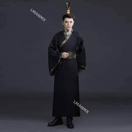 Hanfu National Chinese Dance Costume Men Ancient Cosplay Traditional Chinese Clothing for Women Hanfu Clothes Lady Stage Dress