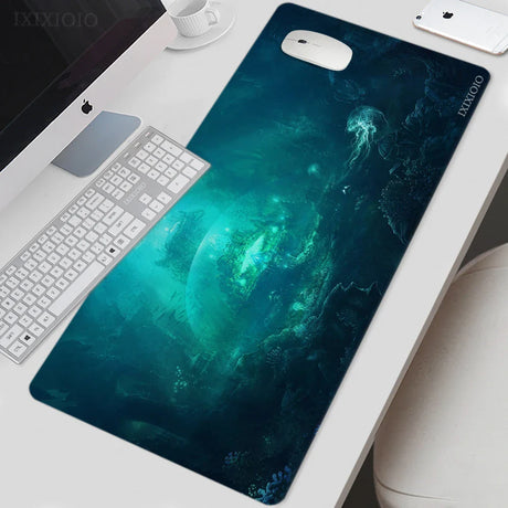 Mouse Pad Gaming Ocean Sea XL Large HD Mousepad XXL keyboard pad Natural Rubber Non-Slip Office Accessories Mice Pad Table Mat