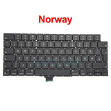 New A2442 A2485 Keyboard Macbook Pro 14" 16" M1 Pro/Max US UK French Germany Italy Korean Russian Replacement Keyboard 2021