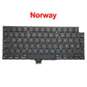 New A2442 A2485 Keyboard Macbook Pro 14" 16" M1 Pro/Max US UK French Germany Italy Korean Russian Replacement Keyboard 2021