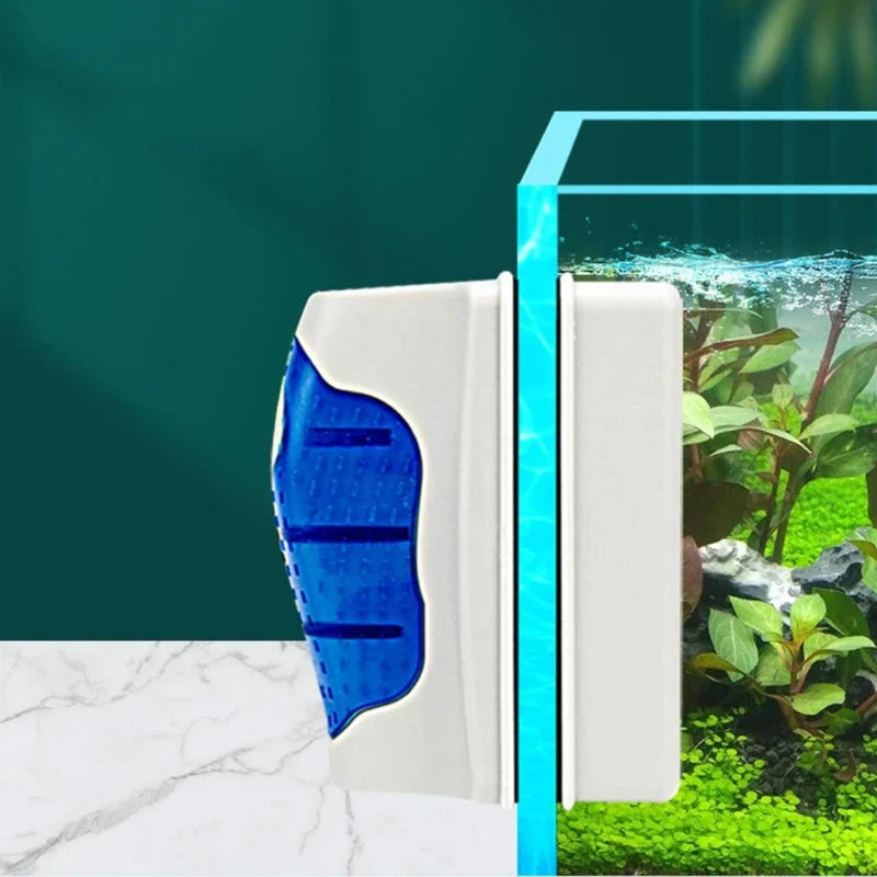 Brush Aquariums Cleaner Tool Glass Algae Scraper Tool Fish Tanks Cleaner Tool Window Cleaner 6XDE