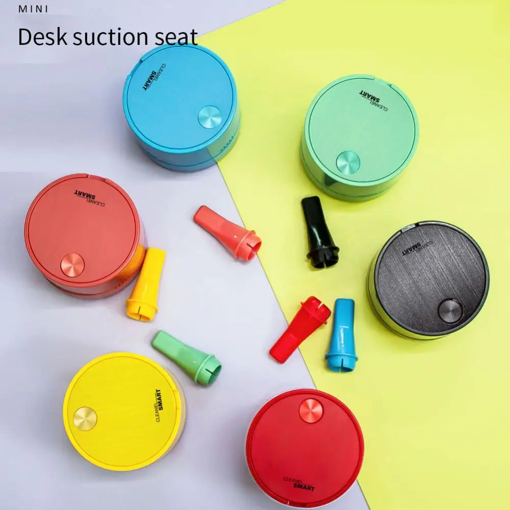 Portable Mini Desktop Vacuum Cleaner Rubber Confetti Cleaner Table Sweeper Office Household Cleaning Brushes Instrument Sweeper