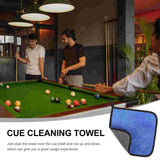 Pole Cloth Pool Cue Cleaner Billiard Supplies Golf Repair Tool Accessory Towel Cleansing Wipes Cleaning Kit Supple Snooker