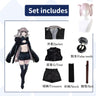 Anime Call of The Night Nanakusa Nazuna Cosplay Costume Wig Set Black Cloak Jacket Leather Vest Shorts Outfit Birthday Gift