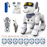 Programming Remote Control Dog Robots Toys Kids Girls Music Dancing Robotic Children Simulation RC Animals Boys Puzzle Smart Pet