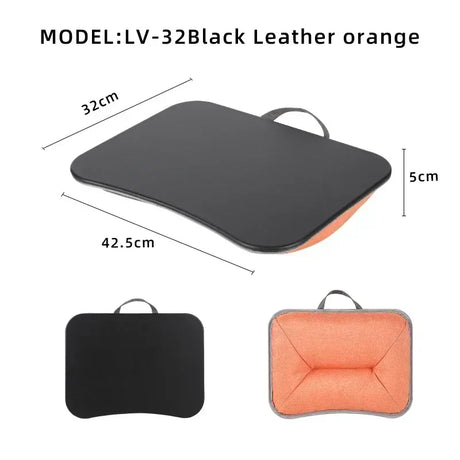 Multifunctional Portable Travel Laptop Desk Back Cushion High-density Sponge Bedroom Sofa Lap Table Simple, Soft and Comfortable