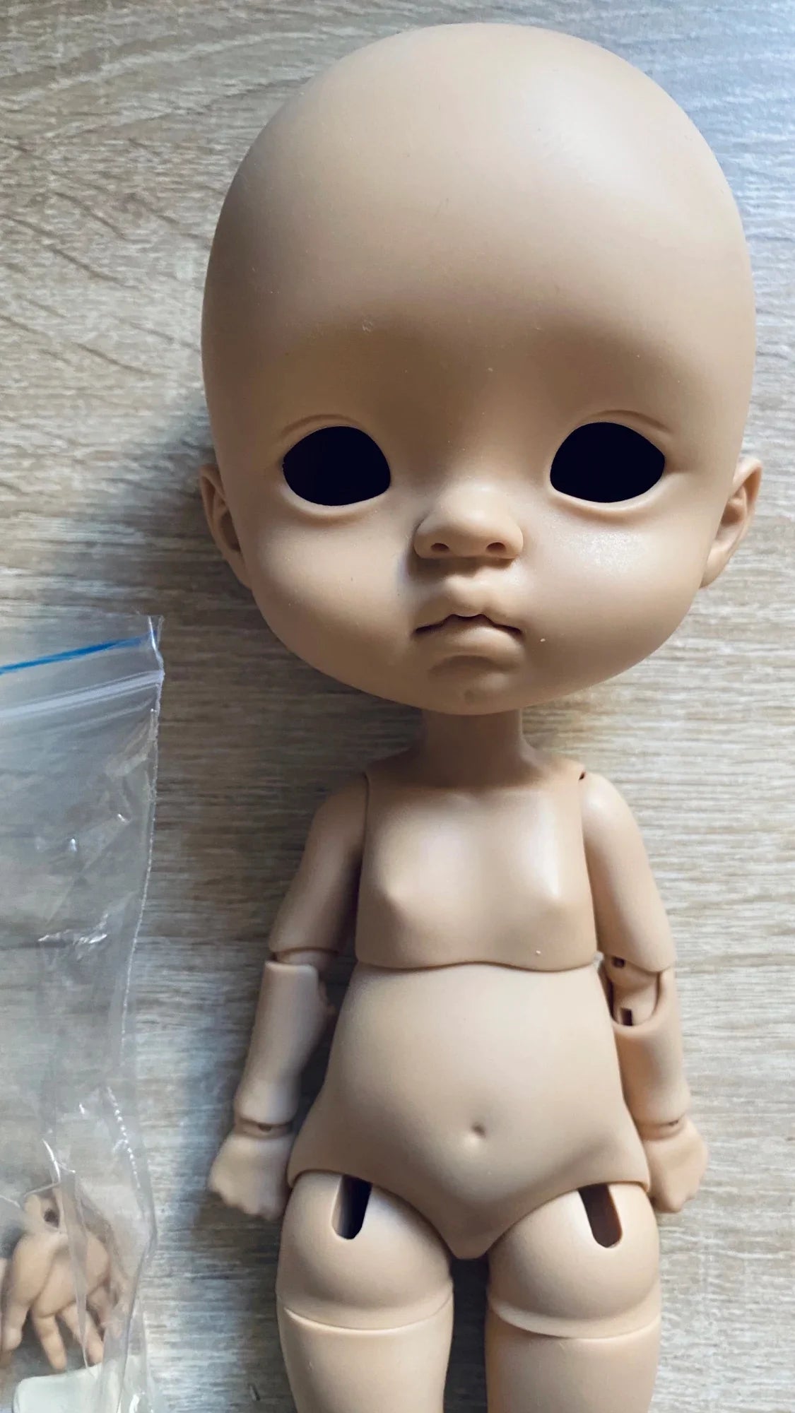 In stock 1/6 26cm qianqian yuanbao BJD sd Doll Big Head Resin Material DIY Accessories Child Toys Girl Gift Free shipping