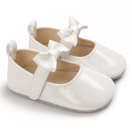 Newborn Baby Shoes Boy Girl Classical Sport Soft Sole PU Leather Multi-Color First Walker Casual Sneakers White Baptism Shoes