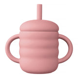 Baby Silicone Cup Portable Drinking Straw Cup Children Leak-proof Breastfeeding Bottle Cup Baby Feeding Cup Learning Cup