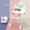 Folding Baby Highchair Kids Chair Dinning High Chair for Children Feeding Baby Table and Chair for Babies Toddler Booster Seat