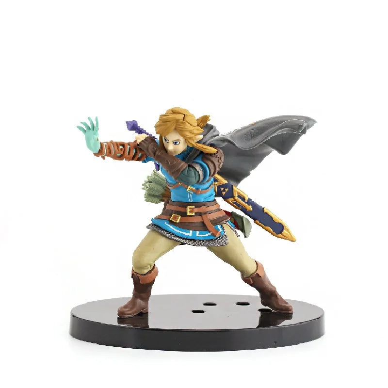 14cm The Hyrule Fantasy Zelda Figure Link Tears of the Kingdom Game Model Action Figure PVC Figurine Kids Toy Gifts for Boys