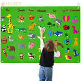 Felt Board Stories Set Montessori Ocean Farm Insect  Animal Family Interactive Preschool Early Learning Toddlers Toys for Child