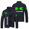 New Kawasaki Motorcycle Jacket Sports Jacket Fashionable Casual Men's Clothing Kawasaki Racing Suit Casual suit jacket