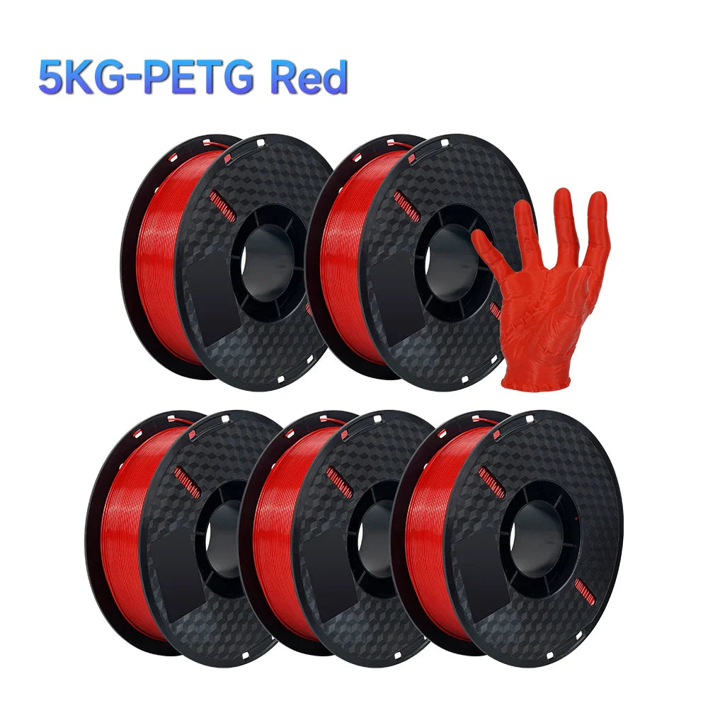 5kg/set PLA/PETG/TPU Filament 1.75MM 3d Printer Filament Materials 100% No Bubble Plastic Printing Materials for 3d Pen