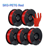 5kg/set PLA/PETG/TPU Filament 1.75MM 3d Printer Filament Materials 100% No Bubble Plastic Printing Materials for 3d Pen