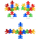 16pcs Rainbow Wooden Building Blocks Balance Thinking Training Games Kindergarten Children Montessori Educational Toys for Kids