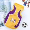 Dog Sport Jersey Pet Clothes for Summer Apparel Puppy Pet Clothes Basketball Clothing Puppy T-Shirts Summer Pet Cat Shirts