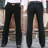 2022 New Men's Flared Trousers Formal Pants Bell Bottom Pant Dance White Suit Pants Formal pants for Men Size 28-37