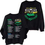 Feliz Cumpleanos Ferxxo World Tour Sweatshirt Man Woman Harajuku Round Neck Long Sleeve Oversized Hoodie