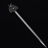 16cm Witch skull Hair Stick  sword woman hair stick Hairpin Amulet Spirit Hair Jewelry For Women