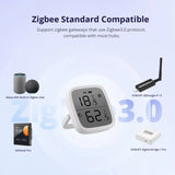 1-10PCS SONOFF SNZB-02D Zigbee Sensor LCD Screen Smart Temperature Humidity Sensor ZigBee 3.0 Works ZBBrige-P Alexa Google Home