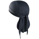 Durag Du-Rag Headwear Head Wrap Skull Cap Doo Do Rag Bandana Sports Beanies Hat Women Men Headscarf Cycling Pirate Caps Summer