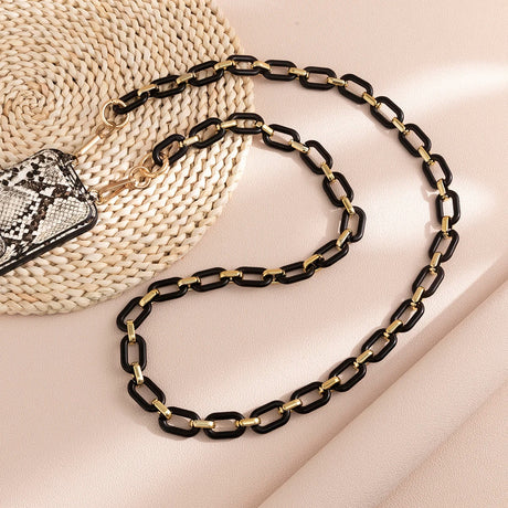 Fashion 120cm Telephone Strap Long Style Acrylic Slant Hanging Crossbody Phone Chain Women Anti-Loss Cellphone Jewelry Accessory