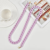 Multicolored Acrylic Bag Chain Bracelet Shoulder Chain Resin Mobile Chain Chain Chain Chain Acrylic Chain