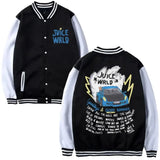 Juice WRLD Print Men Women Hip Hop Jacket Coat Sweatshirts Hoodie Baseball Uniform Streetwear Boys Girls Cardigan Tops Clothes