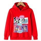 Sweatshirts Manga Anime Mickey Minnie Mouse Hoodie Kid Girl Boy Sweatshirt Hoody Cartoon Children Cute Clothes Baby Top Pullover