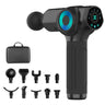 10head Lcd High Frequency Fascia Gun Massager With Portable Bag Therapy Gun For Fitness Massage Gun Muscle Relax Body Relaxation