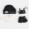 Ob11 Doll Gothic Clothes Uniform Suit Dress Shirt Hat Vest Shorts Set Nendoroids Clothes For Gsc, Obitsu11, Molly, P9, 1/12bjd